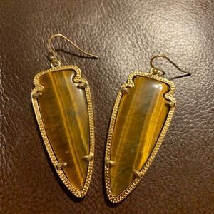 Kendra Scott Tiger’s Eye Skylars